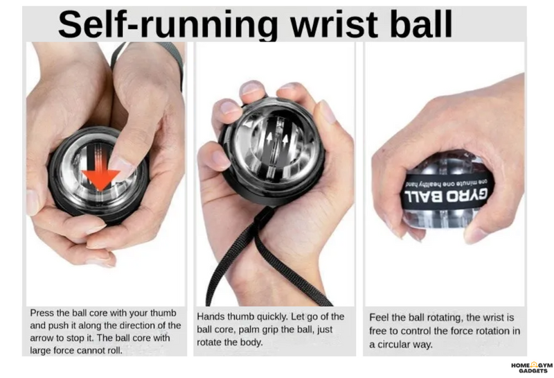 Gyroscopic Powerball -  Muscle Force Trainer for Wrist Arm Hand